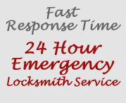 Fast  Response Time, 24 Hour Emergency Locksmith Service